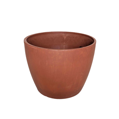 Terracotta plant pot by Rooted Treasures Farms, eco pot for home gardening on Tampa Home & Garden Store