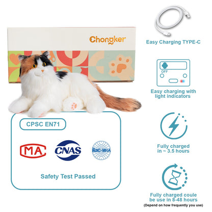 Respiration Calico Percy 2.0- Ronronnement cardiaque, voix Robonic Cat