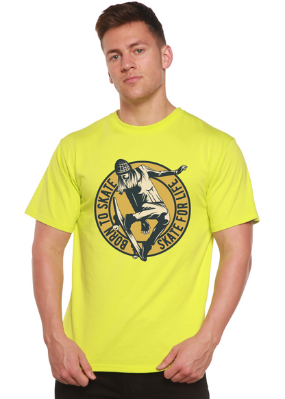 Skate For Life men's bamboo viscose/organic cotton tee with skateboarder logo Spun Bamboo on Tampa Home & Garden Store