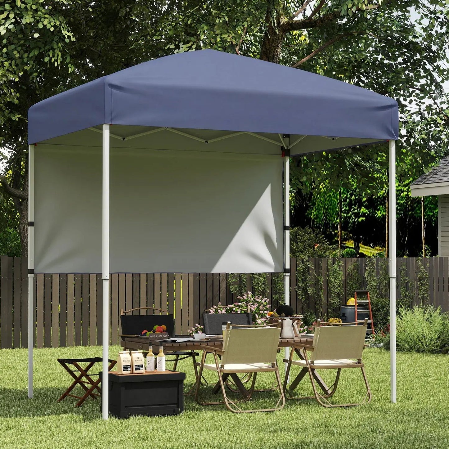 6 By 4 Pop Up Canopy Tent With Sidewall Included