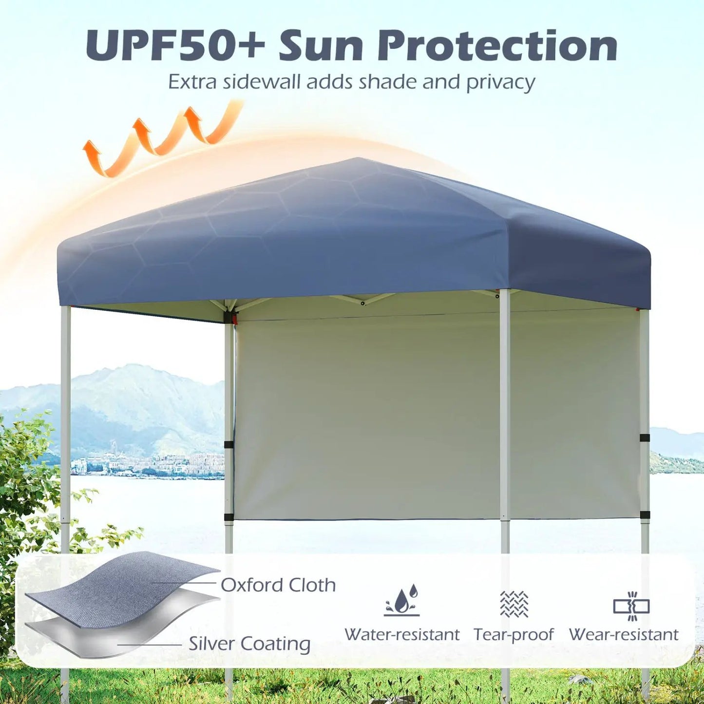 6 By 4 Pop Up Canopy Tent With Sidewall Included