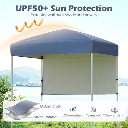 6 By 4 Pop Up Canopy Tent With Sidewall Included