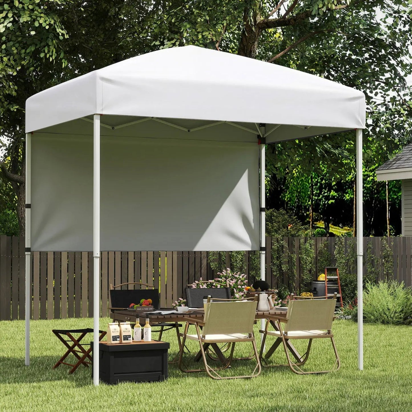 6 By 4 Pop Up Canopy Tent With Sidewall Included