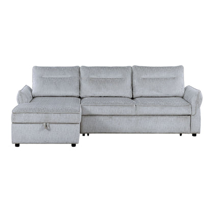 Montana Gray Contemporary Sofa Bed and Storage