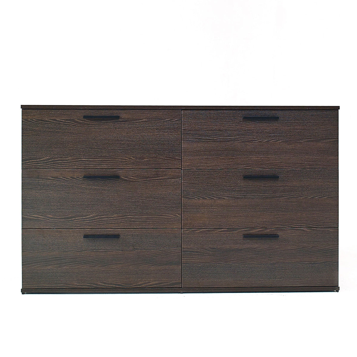 3 Drawer Modular Jumbo Chest in dark brown wood finish by HouseOfZazla accent chest on Tampa Home & Garden Store