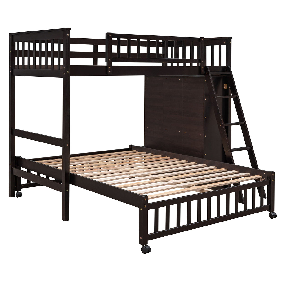 Bunk Bed With Six Drawers And Flexible Shelves