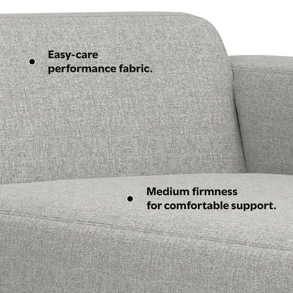 Rex Modern Asymmetrical Chaise Sofa Module