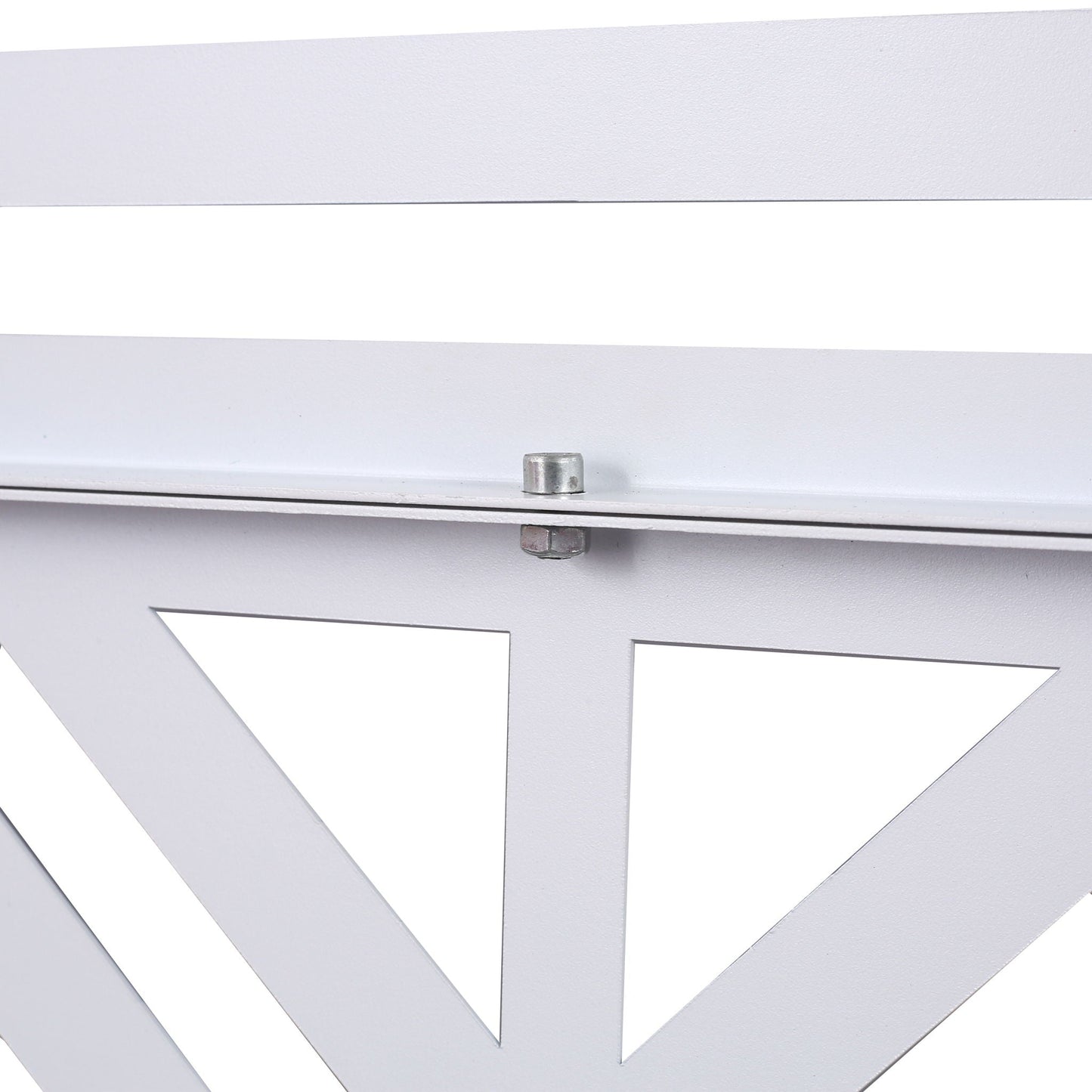 Freestanding Metal Privacy Screen and Stand
