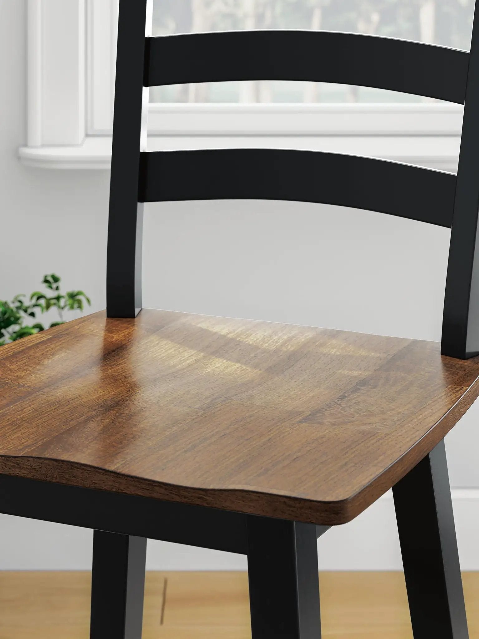 Wildenauer swivel stool set of 2 with black metal legs and warm wood seats on Tampa Home & Garden Store