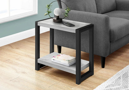 Accent Side Table with Two Tiers in Modern Style