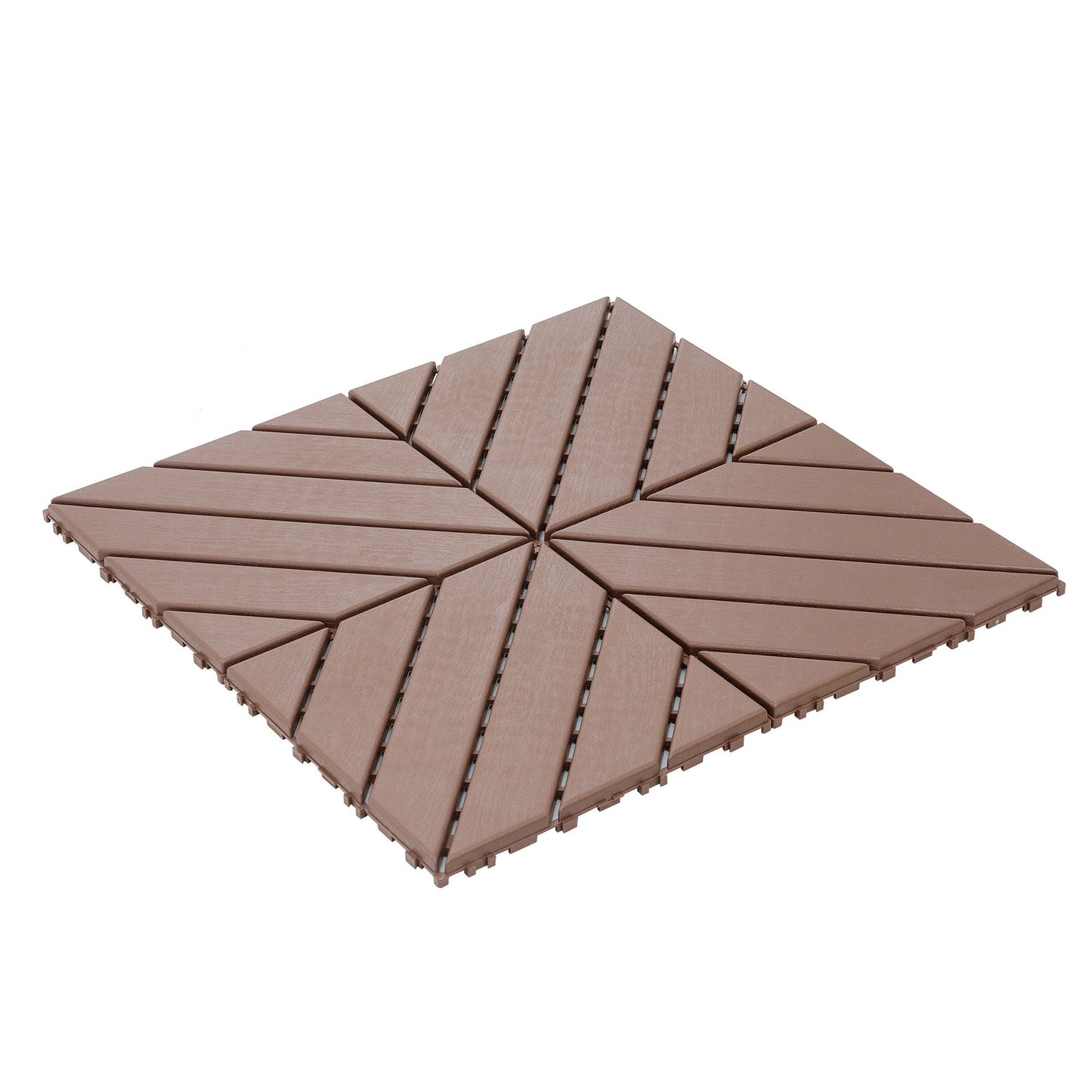 Durable Plastic Interlock Deck Tiles For a Home