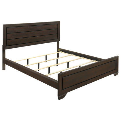 Modern Wood Panel Bed and a Sleek Headboard