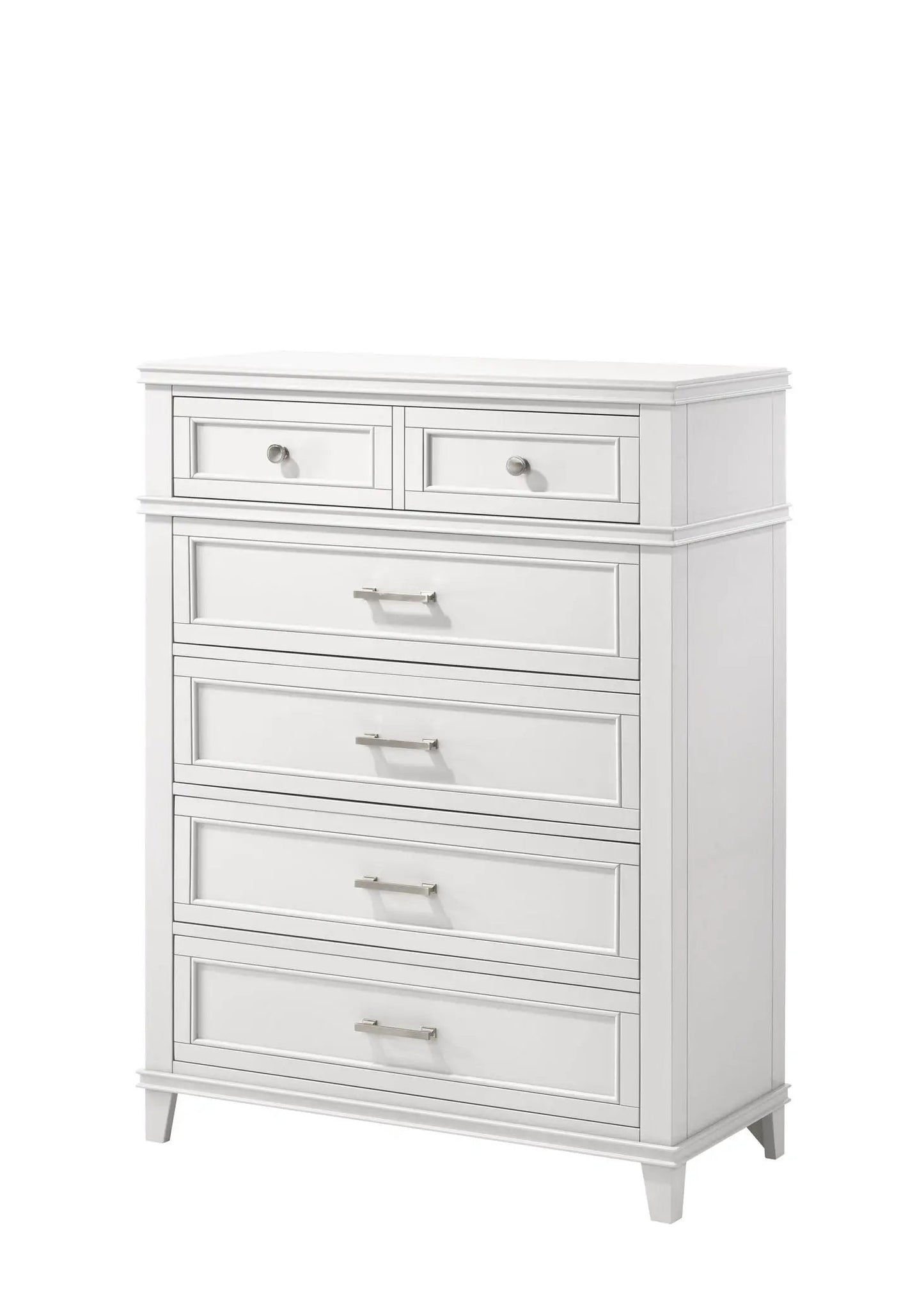 5 Drawer Chest with Antique Finish for Storage