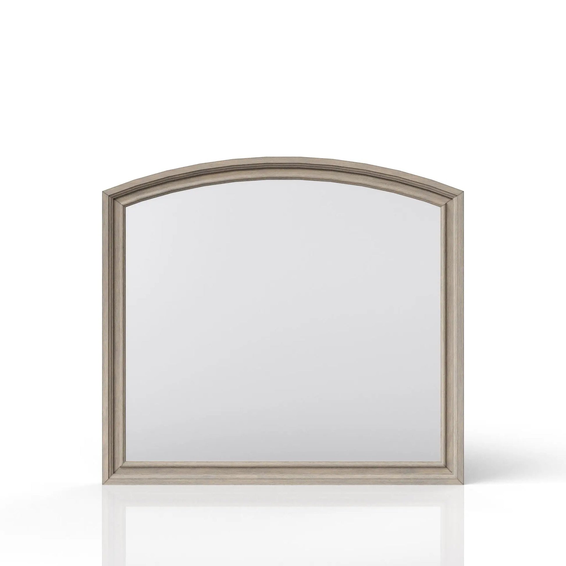 Mirror - Antique Gray with arched top wooden frame by Unique Piece Furniture on Tampa Home & Garden Store