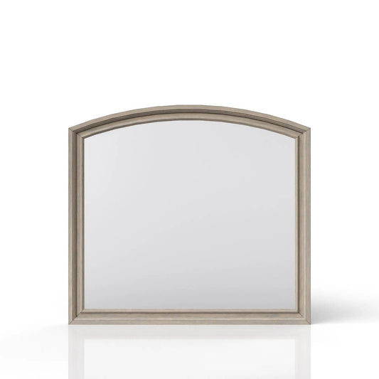 Mirror - Antique Gray with arched top wooden frame by Unique Piece Furniture on Tampa Home & Garden Store