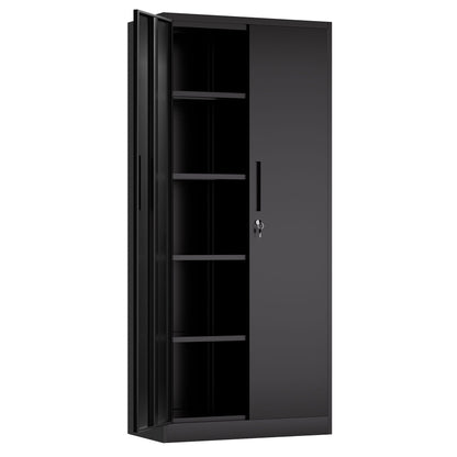 Steel garage storage cabinet with adjustable shelves by HouseOfZazla on Tampa Home & Garden Store