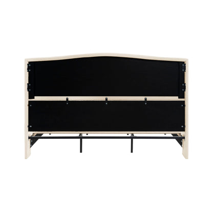 Sturdy Platform Bed Frame and a Padded Headboard