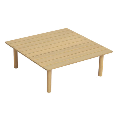 Acacia Wood and Outdoor Square Coffee Table