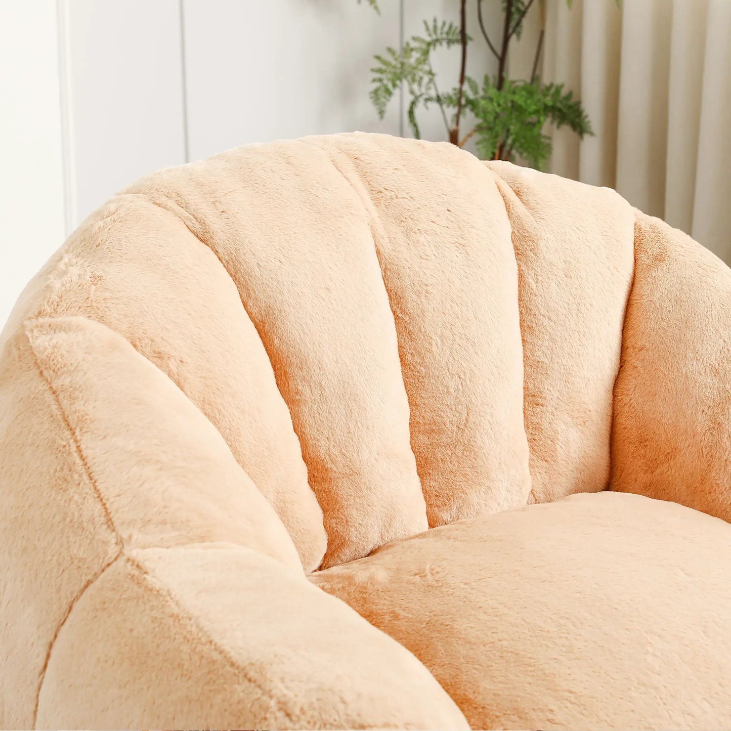 Beanbag Chair with Armrests High Density Foam
