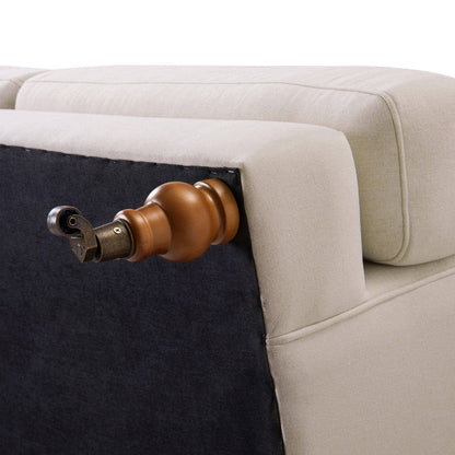 Modern Alana Lawson and Three Cushion Sofa
