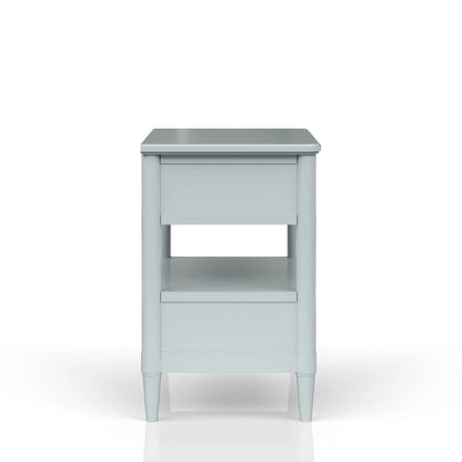 Open Nightstand With 2 Drawers and Felt Lined Top