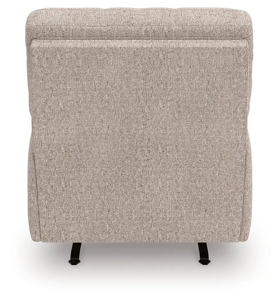 Newellen Rocker Recliner beige textured fabric by Unique Piece Furniture on Tampa Home & Garden Store