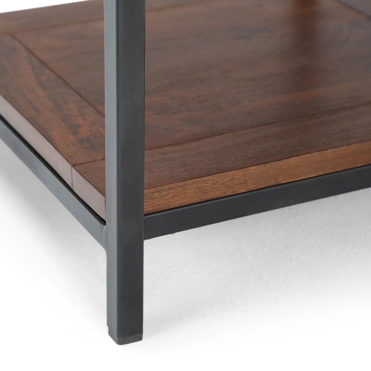 Skyler Solid Mango Wood Table and Metal Base