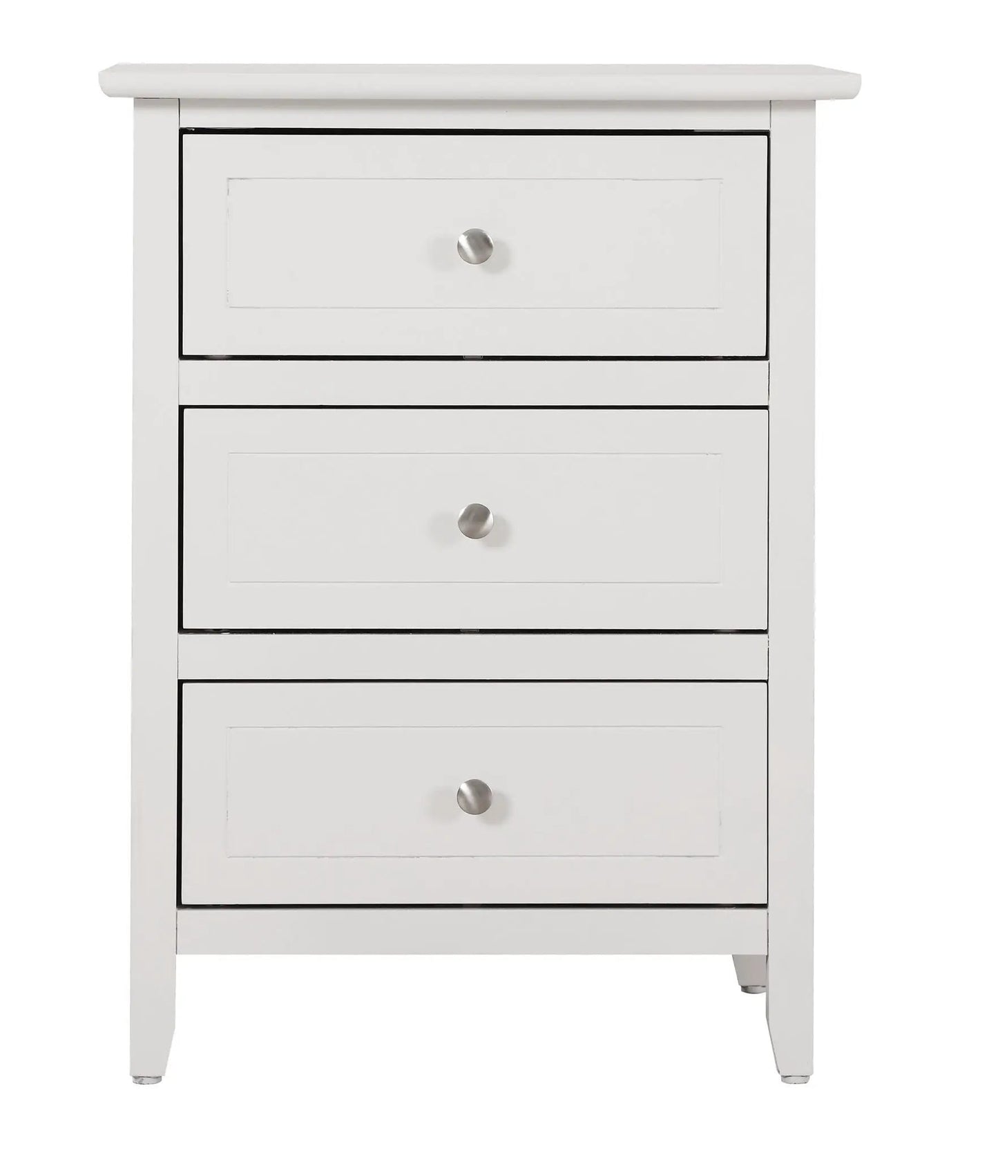 Daniel Nightstand With 3 Drawers In Wood Veneer