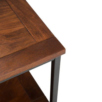 Skyler Solid Mango Wood Table and Metal Base