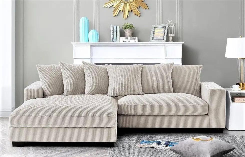 Luxe Oversized 2 Piece Sectional Sofa for Living