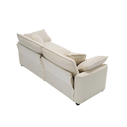 Elegant Sectional Sofa Set with Deep Seats