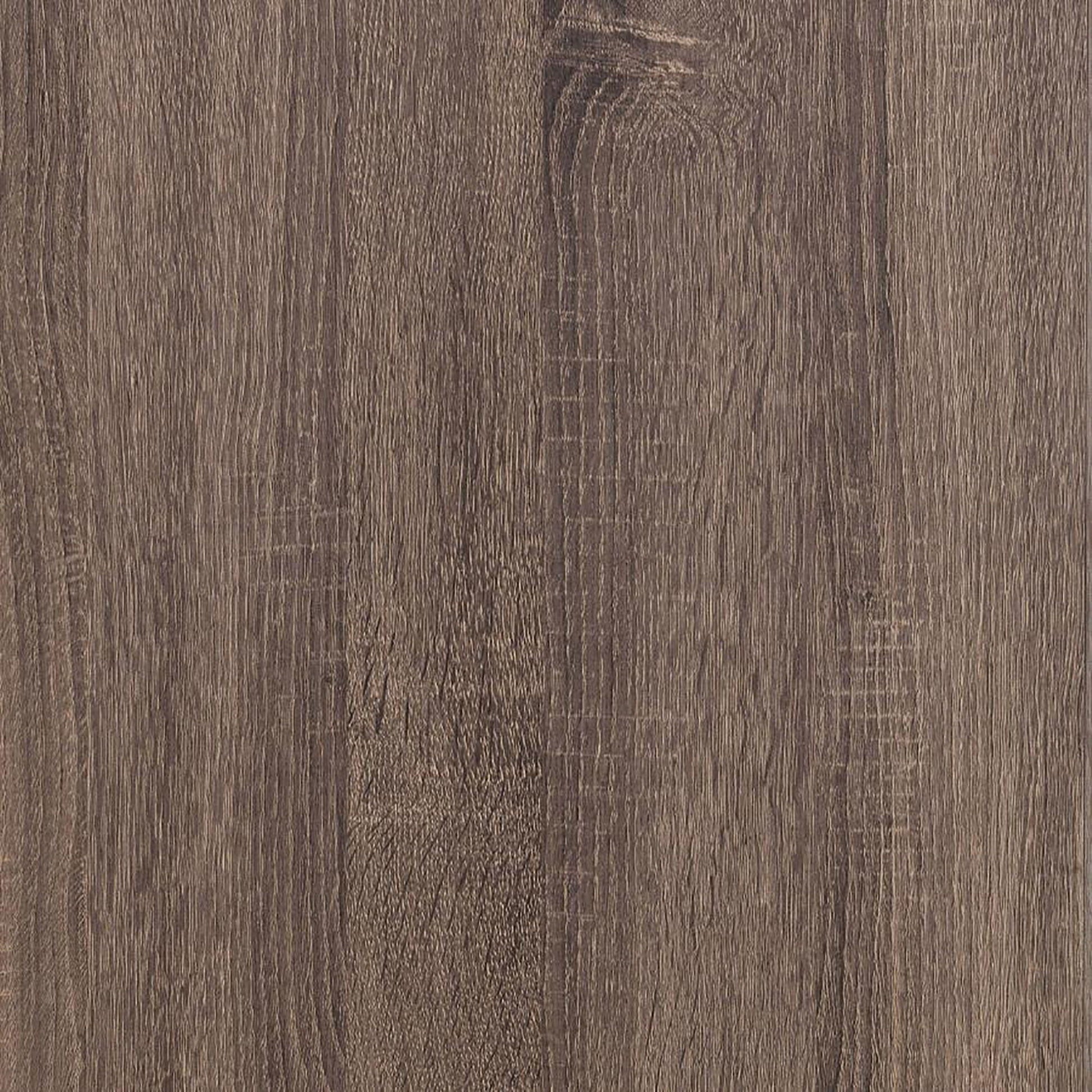 Slatted headboard panel bed woodgrain dark brown finish HouseOfZazla on Tampa Home & Garden Store