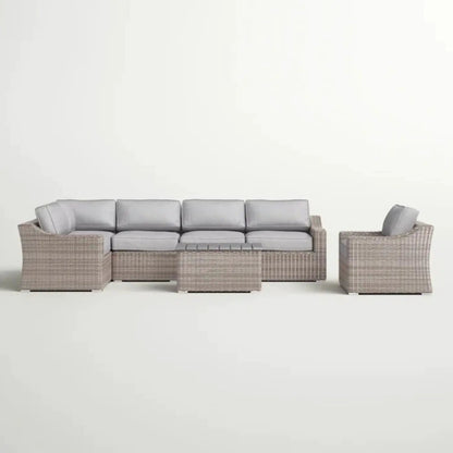 Outdoor Sofa Seating Group with Cushions