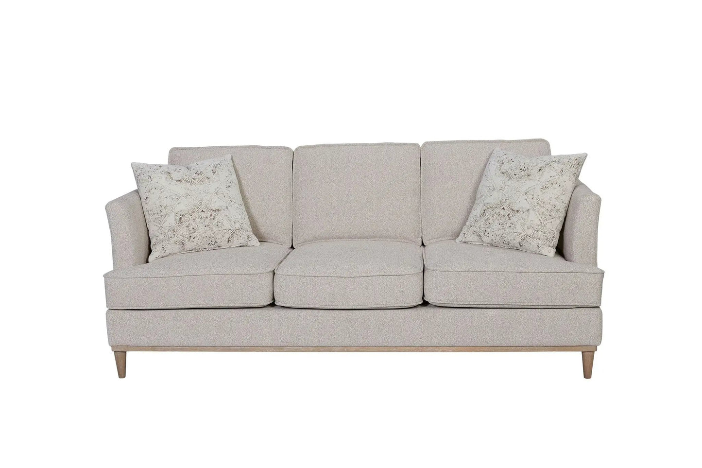 Sofa with 3 Reversible Cushions and 2 Pillows