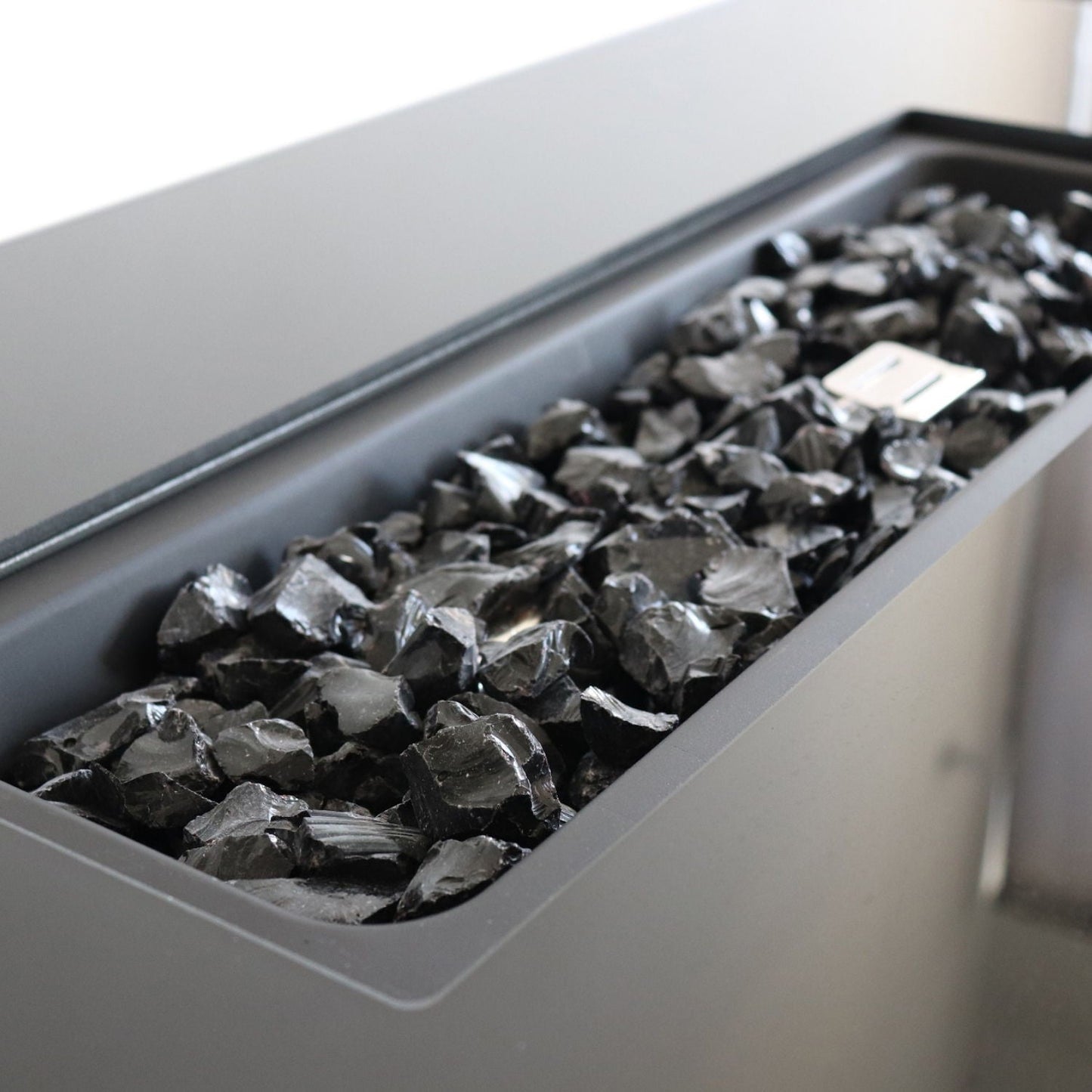 Dark Gray Propane Fire Pit Table And Lid