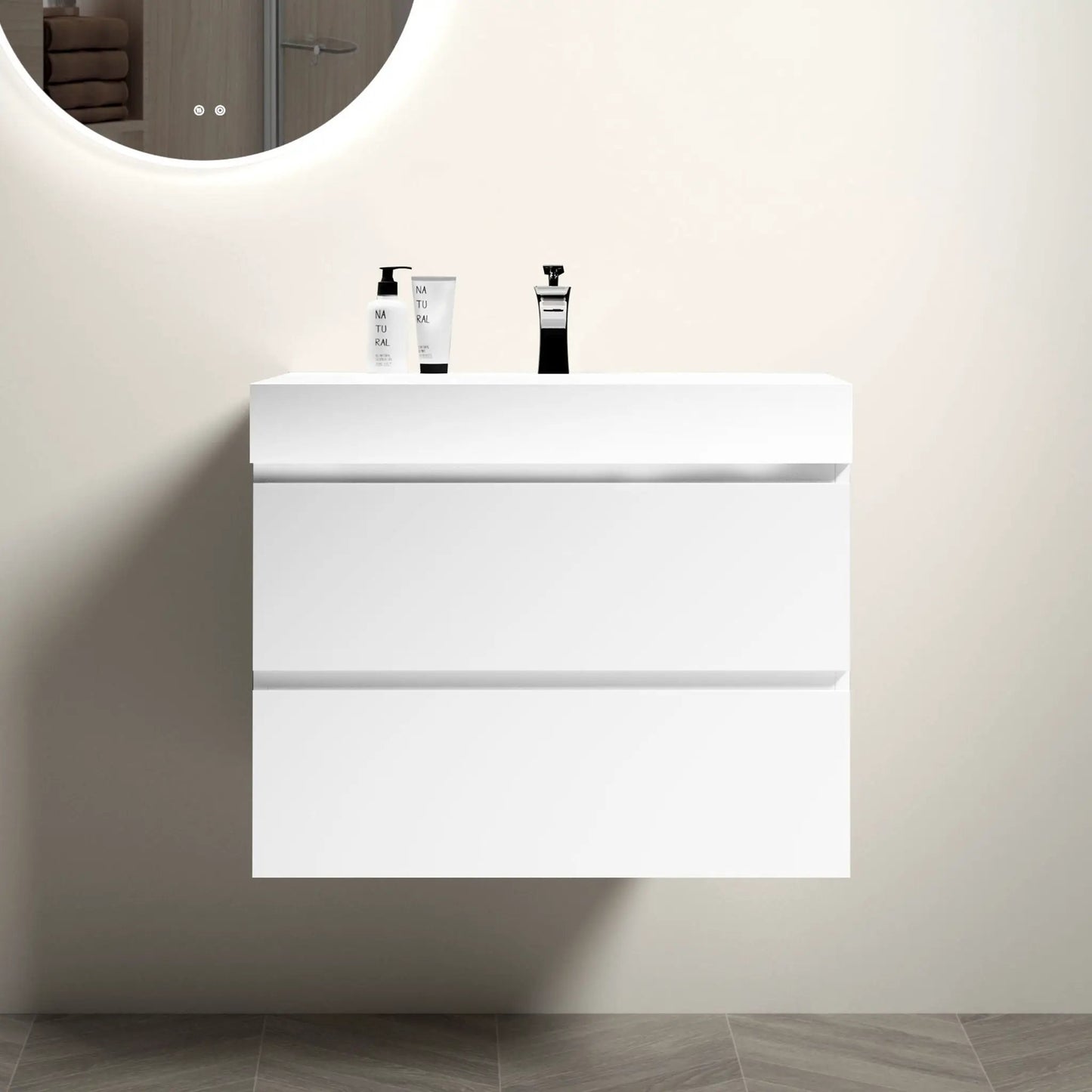 Alice Wall Mounted Floating Vanity With Sink
