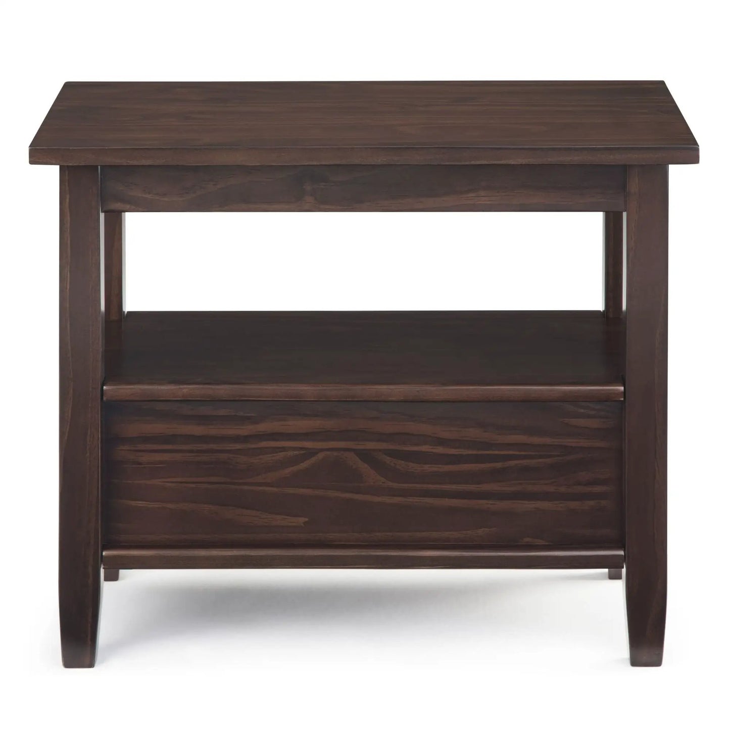 Warm Shaker handcrafted coffee table in dark walnut wood finish by Unique Piece Furniture on Tampa Home & Garden Store