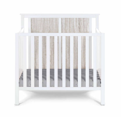 Connelly Mini Crib With Mattress Pad Two Tone