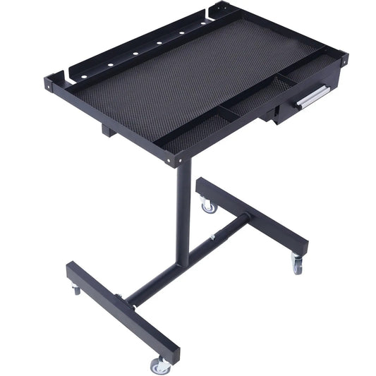 Adjustable Tear Down Work Table with Drawer