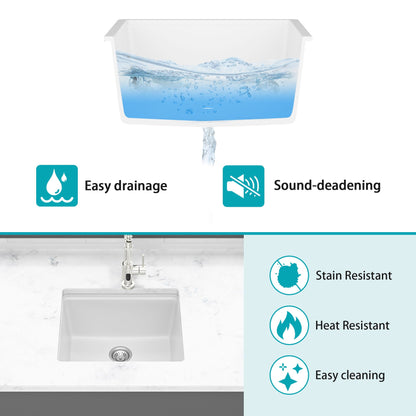 Undermount Quartz Composite Kitchen Sink