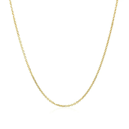 10k Yellow Gold Cable Chain Necklace 1.1mm Bids.com on Tampa Home and Garden Store