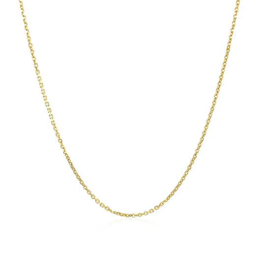 10k Yellow Gold Cable Chain Necklace 1.1mm Bids.com on Tampa Home and Garden Store