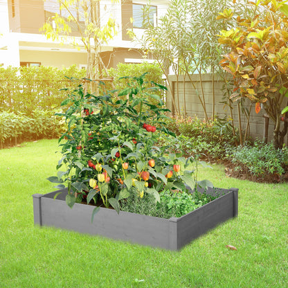 Modern Outdoor Raised Garden Bed and Stand