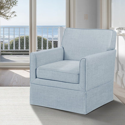 Timeless Track Arm Accent Chair And Skirt Base
