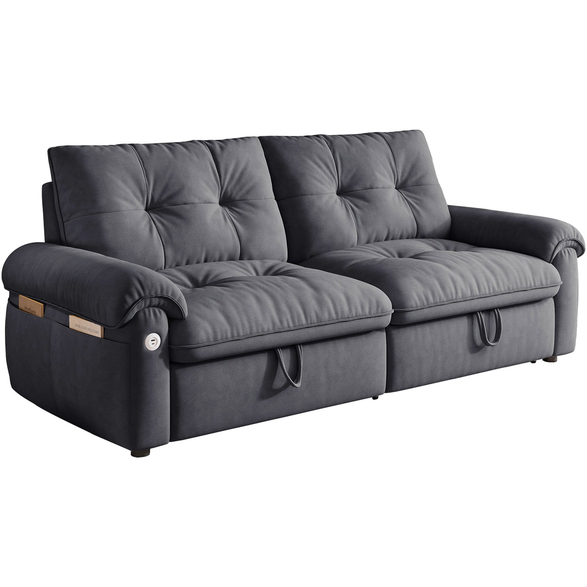 77 Inch Modern and Cozy Convertible Sofa Bed