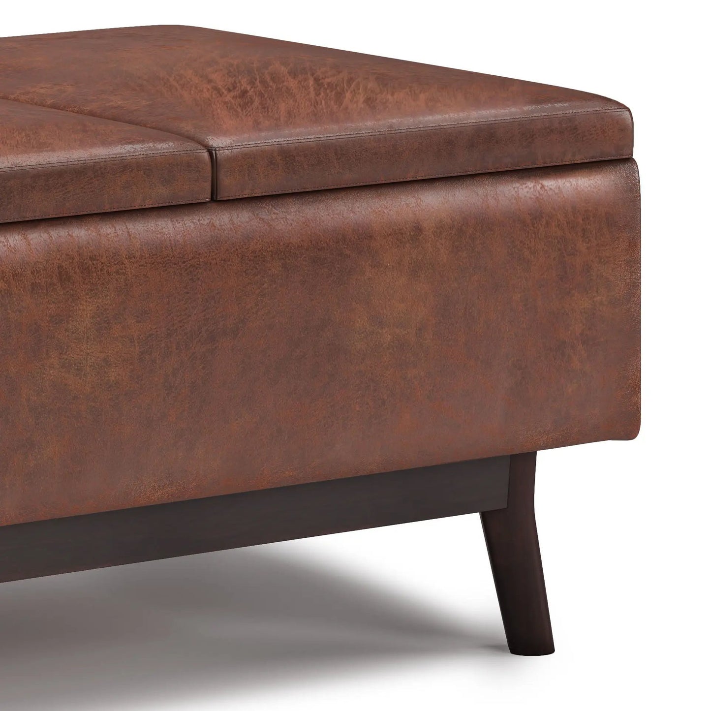 Owen Tray Top Small Coffee Table Storage Ottoman