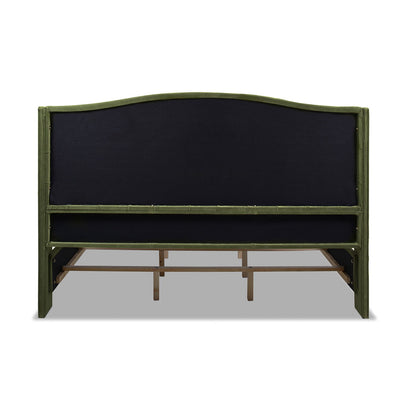Solid Upholstered Bed Frame and Headboard Set
