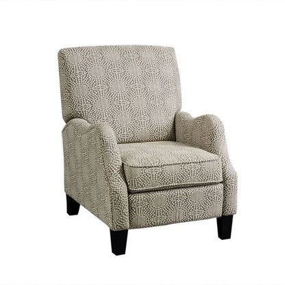 Hoffman Push Back Recliner Beige Multi Chair