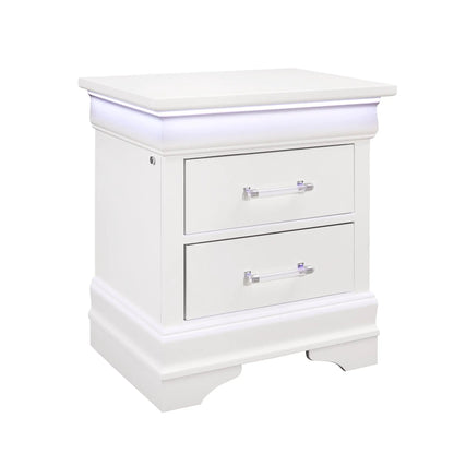 Charleston 5 Piece Bedroom Set With LED Headboard