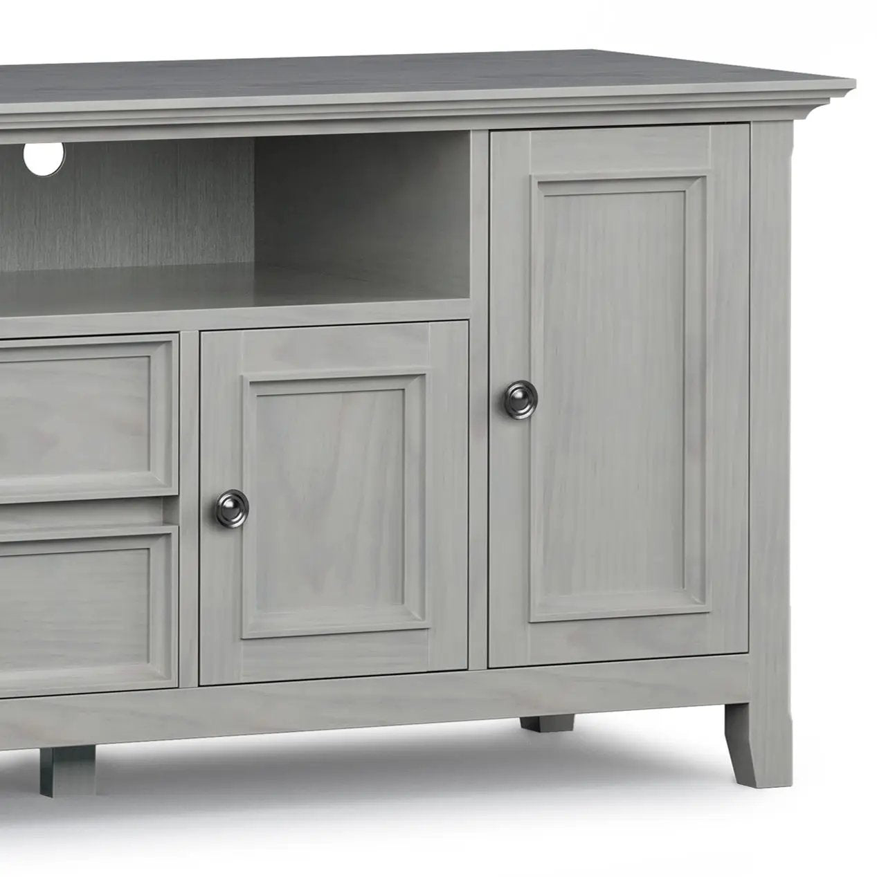 Amherst Wide TV Media Stand with Solid Wood